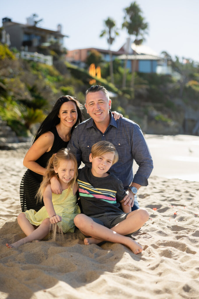 Neubauer family Picture on beach